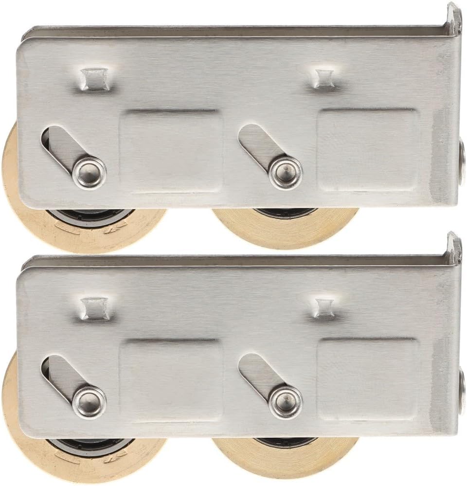 ya 26 10.21 baidi 2 Pack Sliding Copper Wheel Replacement Door Rollers Heavy-duty Patio