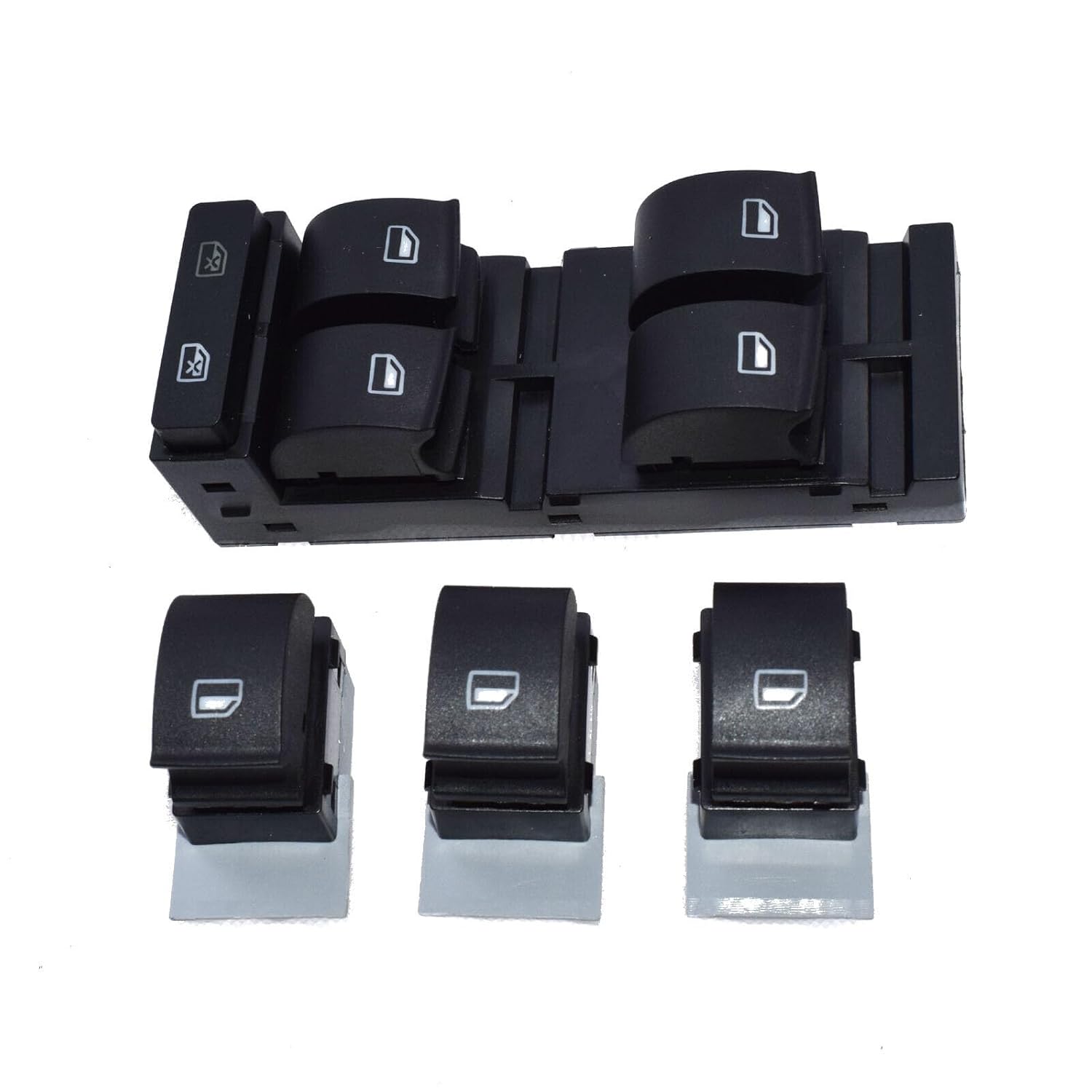 ya 4 8.8.2 Suitable for Audi A6 RS6 Quattro Driver Passenger Side Power Window Switch 4B0959851 4 Pieces