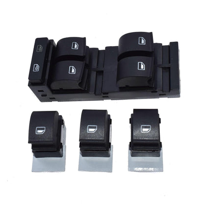 ya 4 8.8.2 Suitable for Audi A6 RS6 Quattro Driver Passenger Side Power Window Switch 4B0959851 4 Pieces