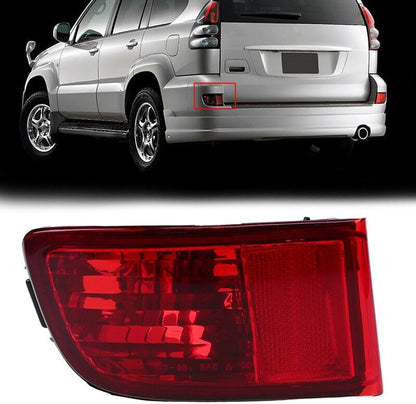 ya 13 9.15 baidi Left Rear Bumper Tail Fog Light Cover for Toyota Land Cruiser Prado 120 03-