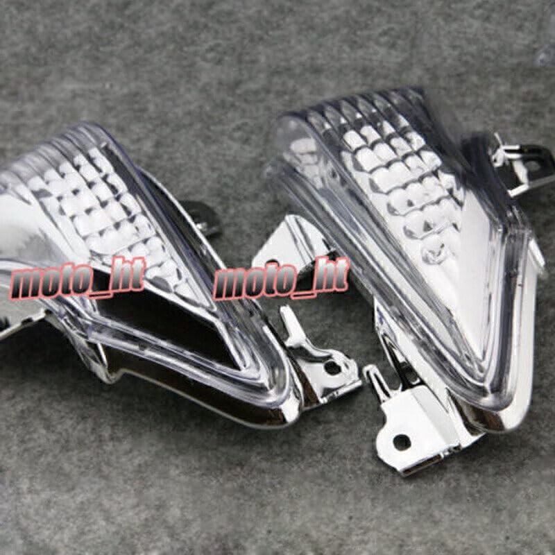 ya 2 8.15 for Kawasaki 2008 2009 ZX10R Clear Turn Signals Indicator Blinker Lens