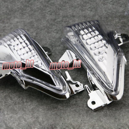 ya 2 8.15 for Kawasaki 2008 2009 ZX10R Clear Turn Signals Indicator Blinker Lens