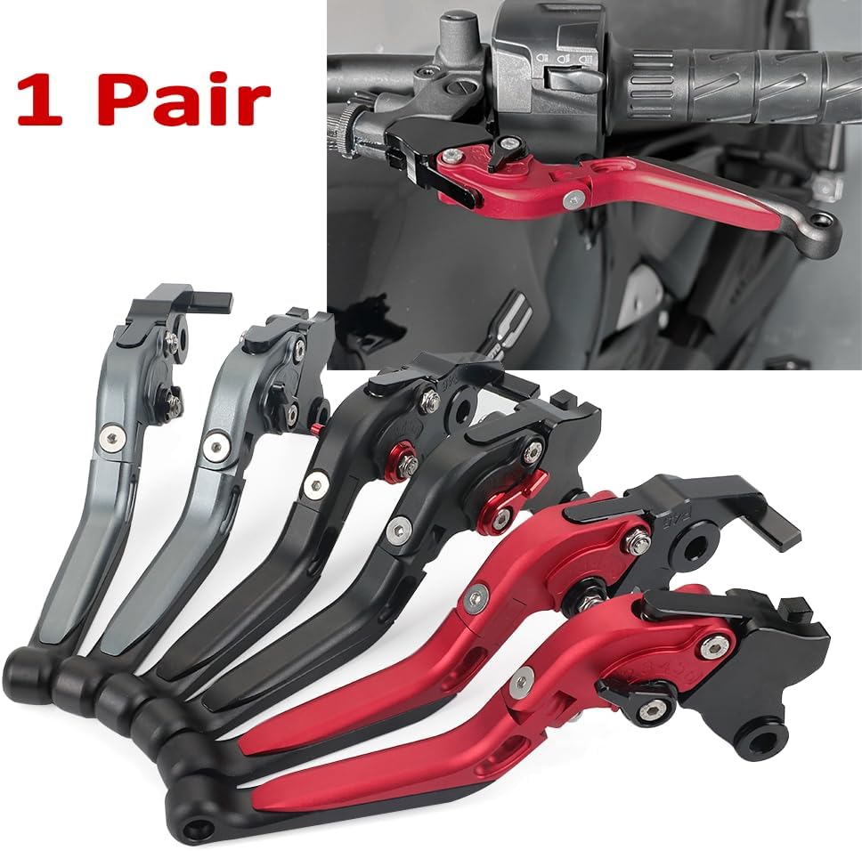 ya 4 8.24 baidi Adjustable Foldable Extendable Clutch Brake Lever Kit for CFMOTO 450SR 2022-2023
