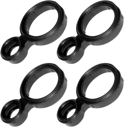 ya 11 9.14 baidiSet of 4 Ignition Coil Gasket Black Rubber for Cherokee Compass Dart 200 500X