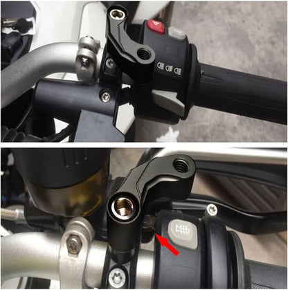 ya 9 10.24 Motorcycle Mirrors Riser Extension Brackets Adapter for BMW R1200GS LC R120