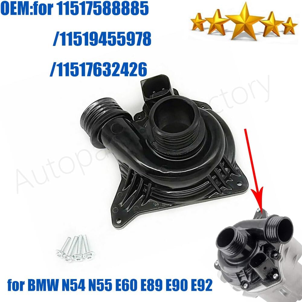 ya 10 9.16 baidi Electric Water Pump Cover for BMW N54 N55 1' 3' 5' 6' E60 E61 E70 E88 E90 F01