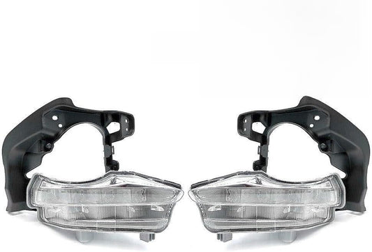 ya 4 8.10 1 pair for 2014-2016 for Toyota Highlander left + right LED daytime running lights DRL 