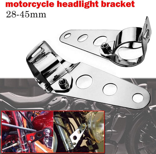 ya 4 8.14 Motorrad Scheinwerfer HalterHalterung Lampenhalter Metall 28-45mm Universal