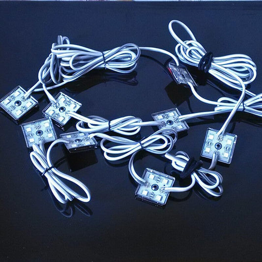 ya 4 8.10 Pick-Up Truck Waterproof 32 White LED Lighting Light Kit Bed Rear Work Box Lamp