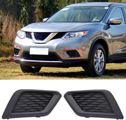ya 4 8.24 baidi for Nissan Rogue 2014-2016 Front Bumper Insert Grille Fog Light Cover Bezel