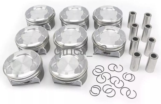 ya 4 8.14 8-piece engine piston set W166 W221 W222 for Mercedes-benz ¦µ24mm ¦µ92.9mm 4.6L 4.7L