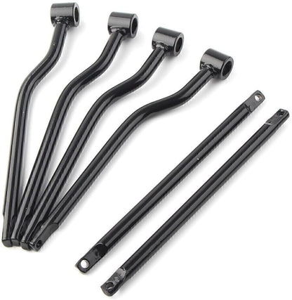 ya 11 9.14 baidiUniversal Steel Motorcycle Saddlebag Side Support Bars Mounting Bracket Black