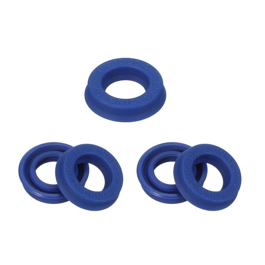 ya 16 10.20 baidi 5 Pcs UN Radial Shaft Seal 12mm ID x 20mm OD x 5mm Width PU Oil Seal Blue