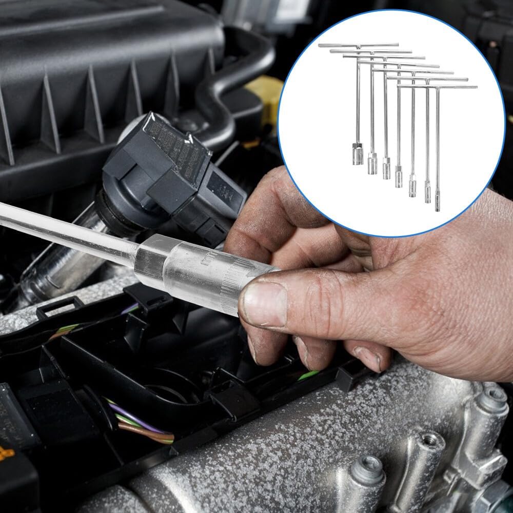 ya 14 9.20 baidi 7pcs T Handle Socket Set Socket T-handle Wrench Set for Repair-1