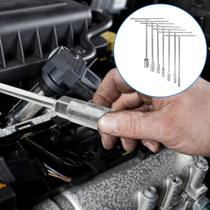 ya 14 9.20 baidi 7pcs T Handle Socket Set Socket T-handle Wrench Set for Repair-1