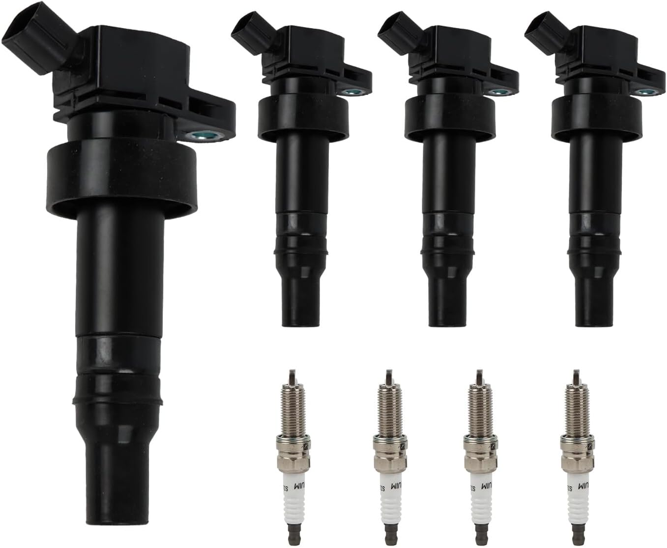 ya 7 8.24 baidi 4-Pack Ignition Coil/Iridium Spark Plug for Hyundai Accent 1.6L UF652 2011-19
