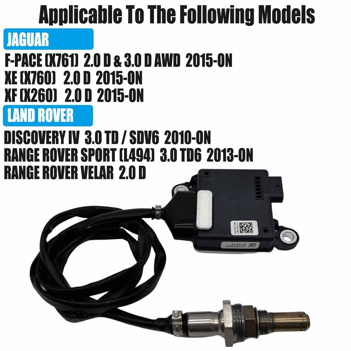 ya 9 10.24 NOx Sensor FPLA-5J299-CC Compatible with F-PACE XE XF Discovery Range-