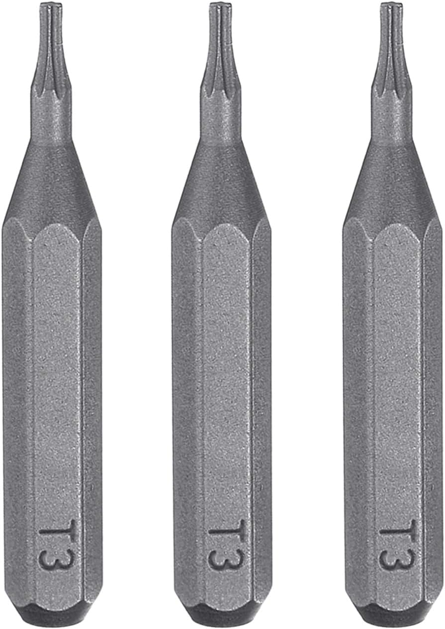 ya 14 9.20 baidi 3pcs T3 Magnetic Torx Screwdriver Bit 5/32 Hex Shank 28mm Length S2 Steel-1