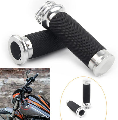 ya 6 8.14 Pair Handle Bar Hand Grips for Harley Touring Electra Glide Ultra Classic FLHTCU