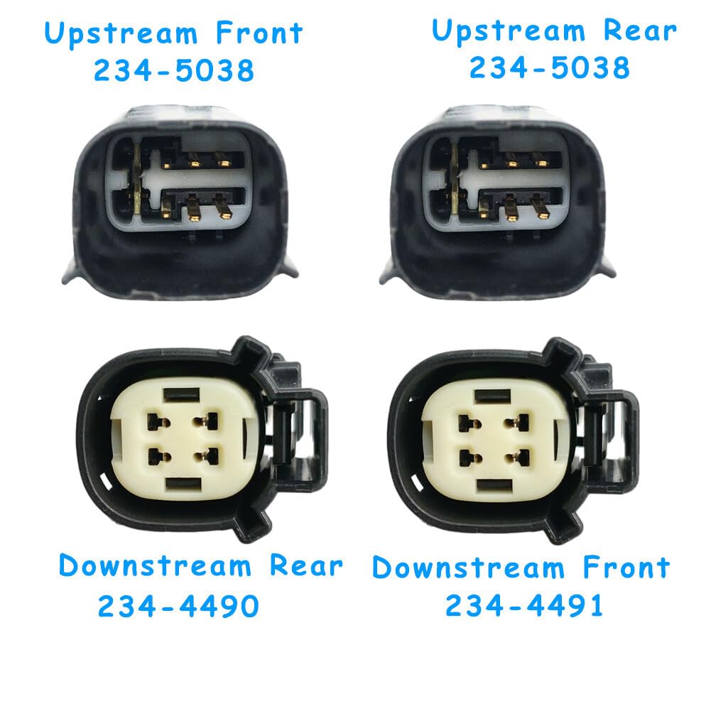 ya 12 10.8 baidi Pack Oxygen Sensor 1&2 for 2011 2012 2013 2014 for Ford Edge 3.5L 3.7L Front and Rear