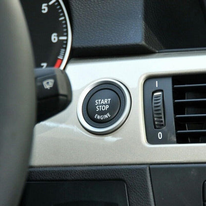 ya 23 10.7 baidi 1* Start Stop Engine Button Switch Cover for for BMW E70 E71 E84 E83 Black New Parts