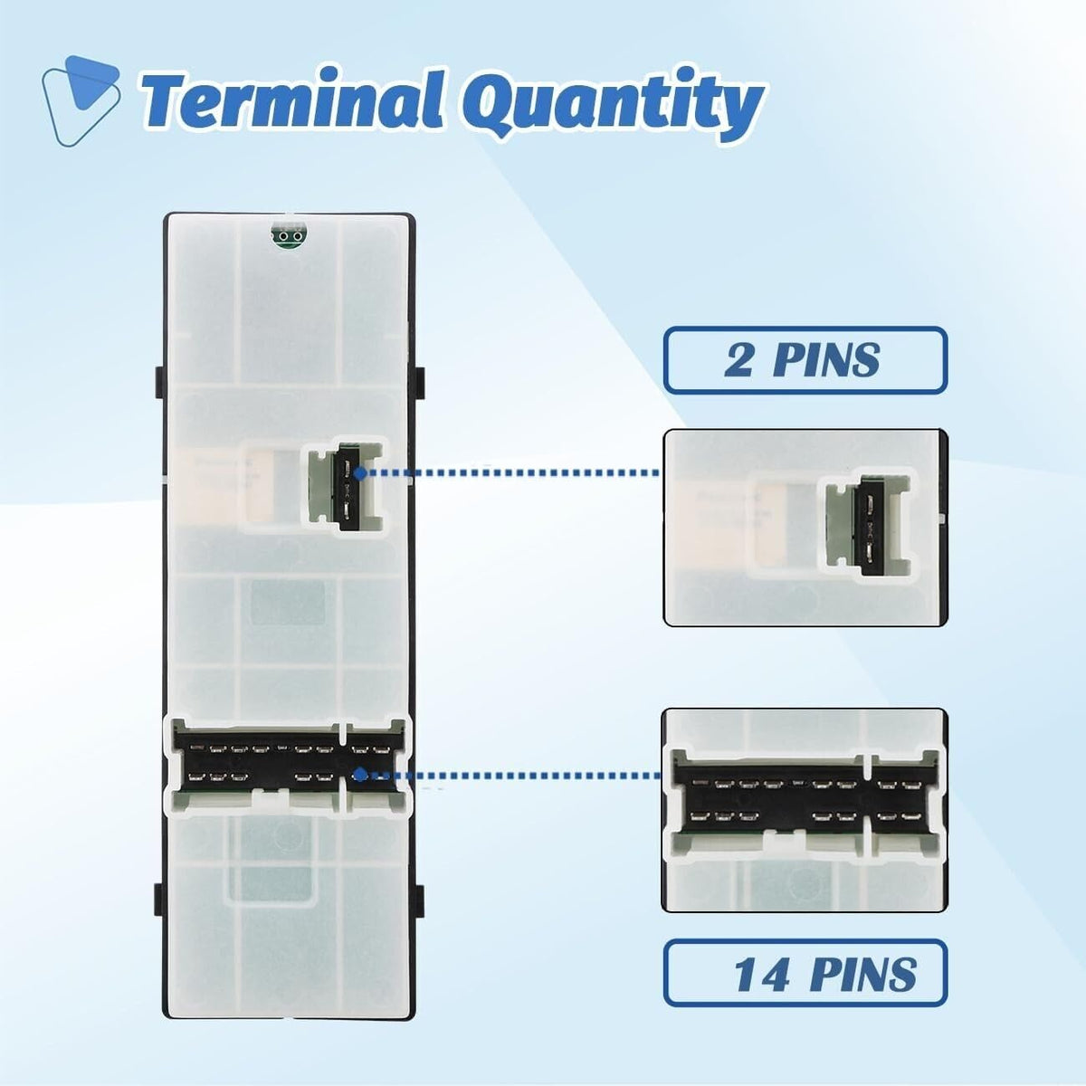 ya 5 8.10 Main Power Window Switch for Nissan for Altima Sedan 4Door 2007-2012 25401-ZN50C