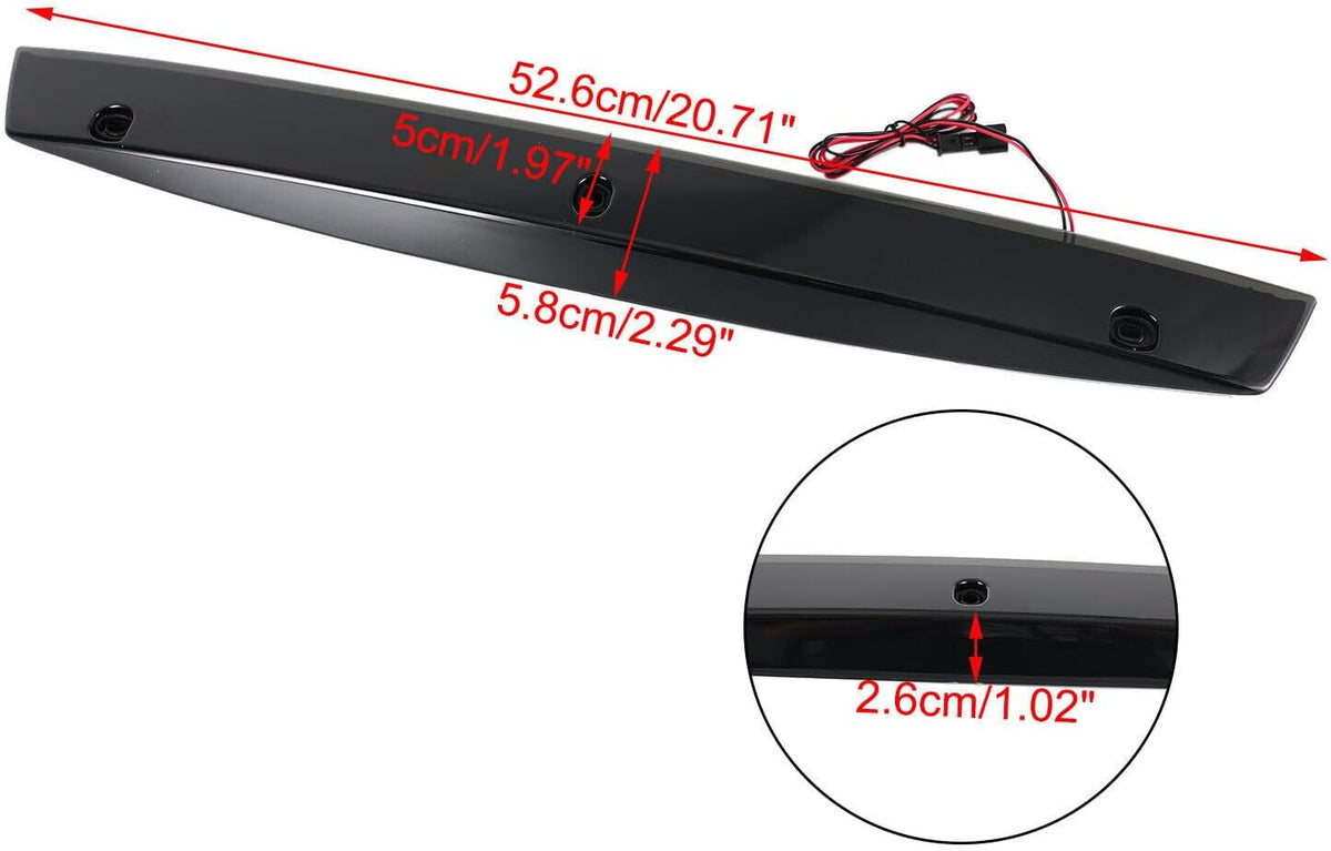 ya 10 9.16 zhengce Third High Level LED Tail Brake Light for Mercedes-Benz Vito W639 Smoked