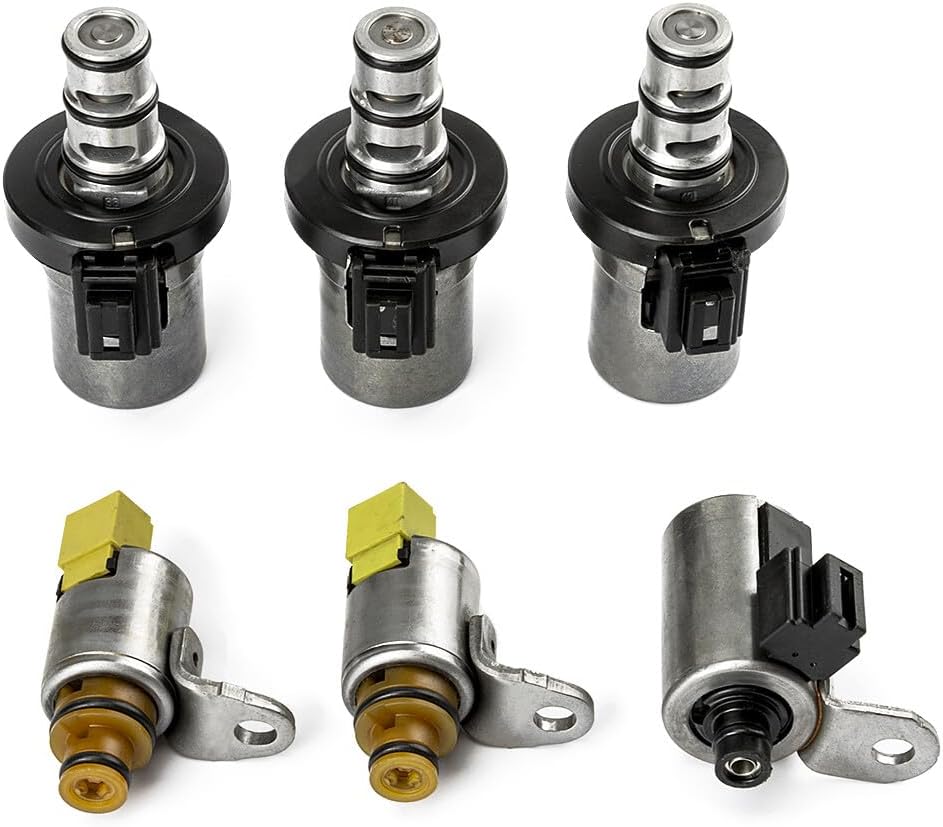 ya 10 9.16 baidi 6PCS for Ford Fiesta Focus for Mazda 4 Speed 4F27E Transmission Shift Solenoid 04-12