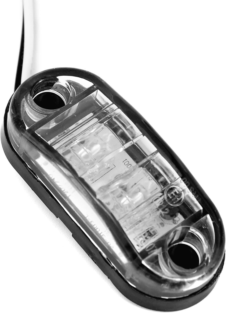 ya 13 9.15 baidi LED 2pcs White Side Marker Lights Super Clearance Car Truck Trailer Tail Set