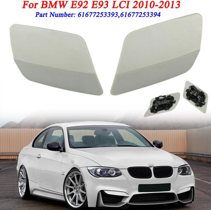 ya 2 8.15 2x Front Bumper Headlight Washer Nozzle Cover Cap for BMW E92 E93 LCI 328i 335i