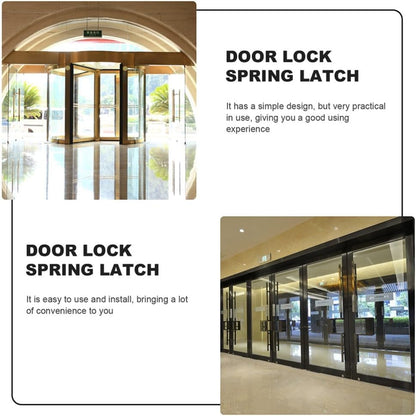 ya 26 10.21 baidi 2 Sets Fire Door Latch Safety Security Lock Stainless Steel Slide Bolt