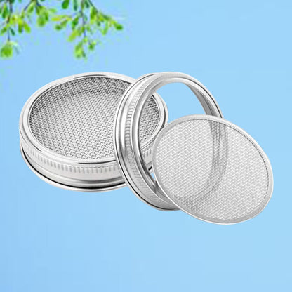 ya 14 9.20 baidi 2PCS Sprouting Lids for Wide Mouth Jars for Making Organic-1