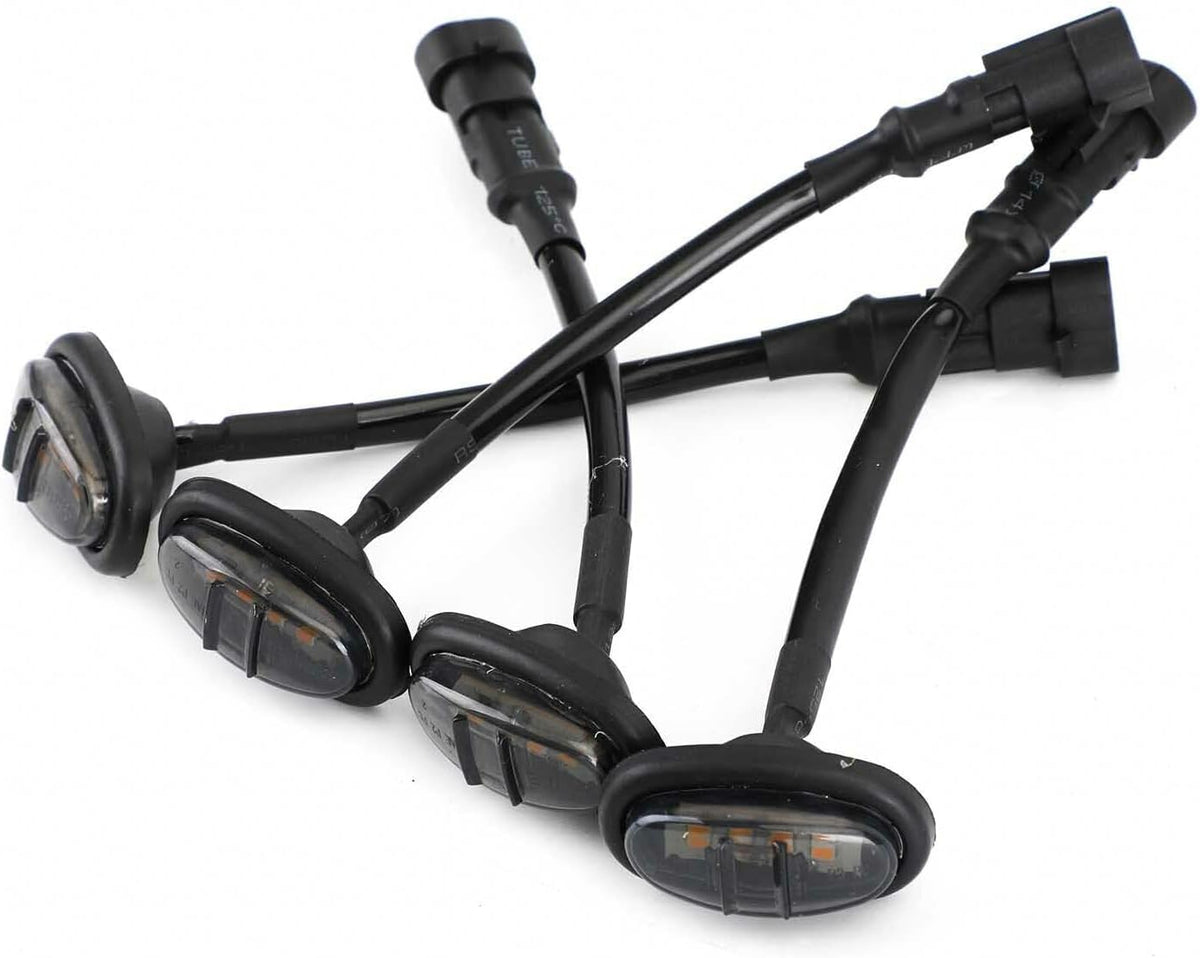 ya 4 8.8 4Pcs for Bapmic Black Wheel Fender Signal Led Light for ford F-150 Raptor 17-19 CE