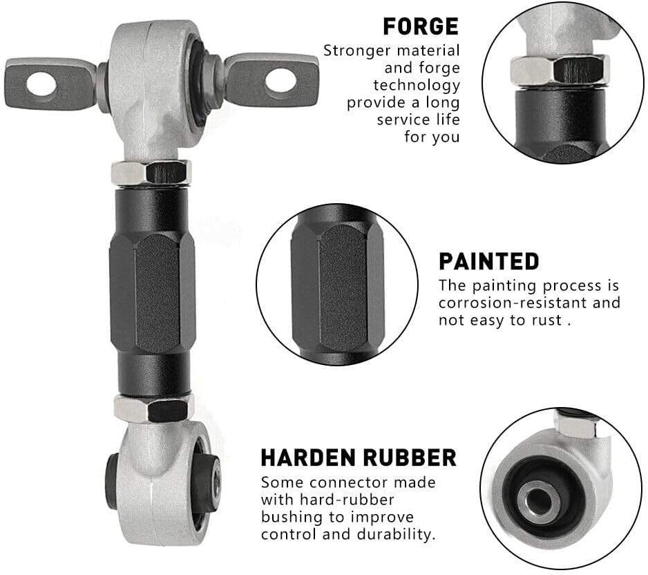 ya 13 9.15 baidi 6x Front Upper Lower Control Arms & Rear Camber Kit for Honda for Civic EK 1996-2000