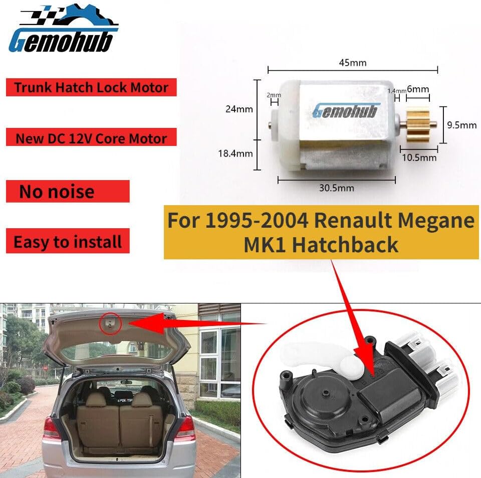 ya 5 8.24 baidi Premium Power Trunk Latch Motor for 1995-2004 for Renault Megane MK1 Hatchback 