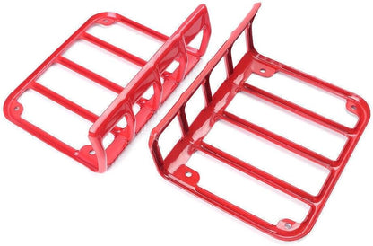 ya 10 9.16 zhengce 2x Red Rear Tail Light Lamp Guard Cover Fit 2007-2017 16 for Jeep for Wrang