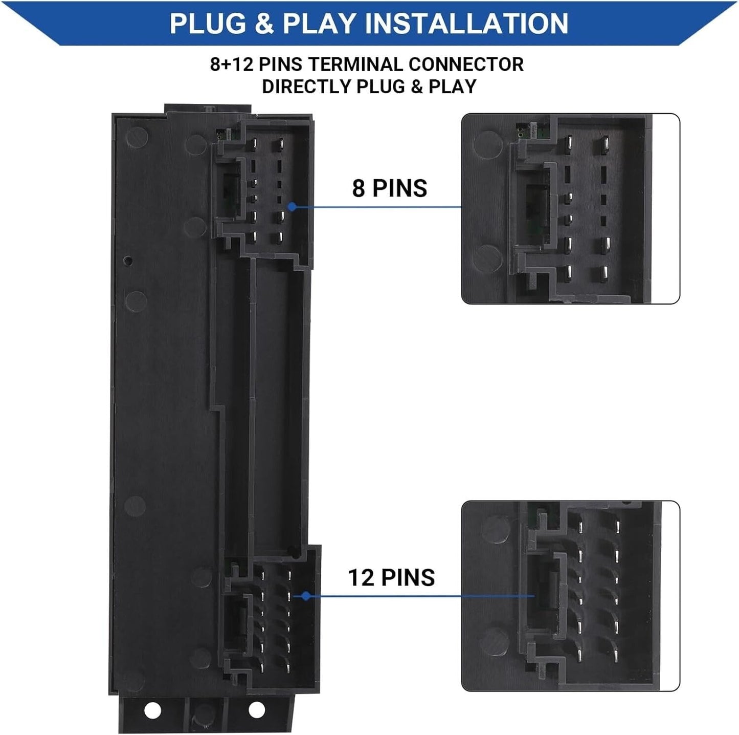 ya 8 8.24 baidi for 2000-2002 for Chevrolet for GMC Left Driver Side Master Power Window Switch Control 