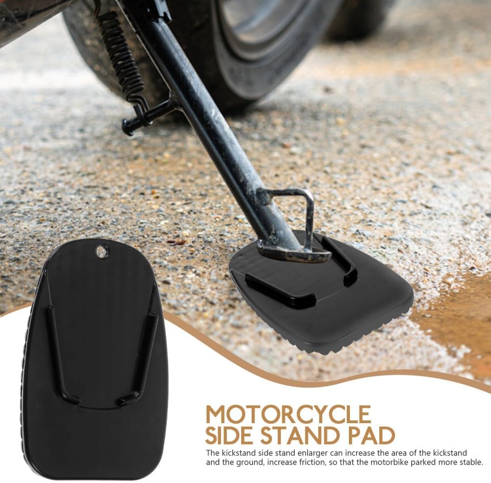 ya 2 8.15 5pcs Motorcycle Side Stand Pads Black ABS Kickstand Pad for Dirt Bikes