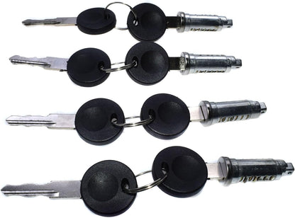 ya 2 8.15 4 Sets of Door Lock Cylinder Barrels and Keys for VW Transporter T4 Eurovan