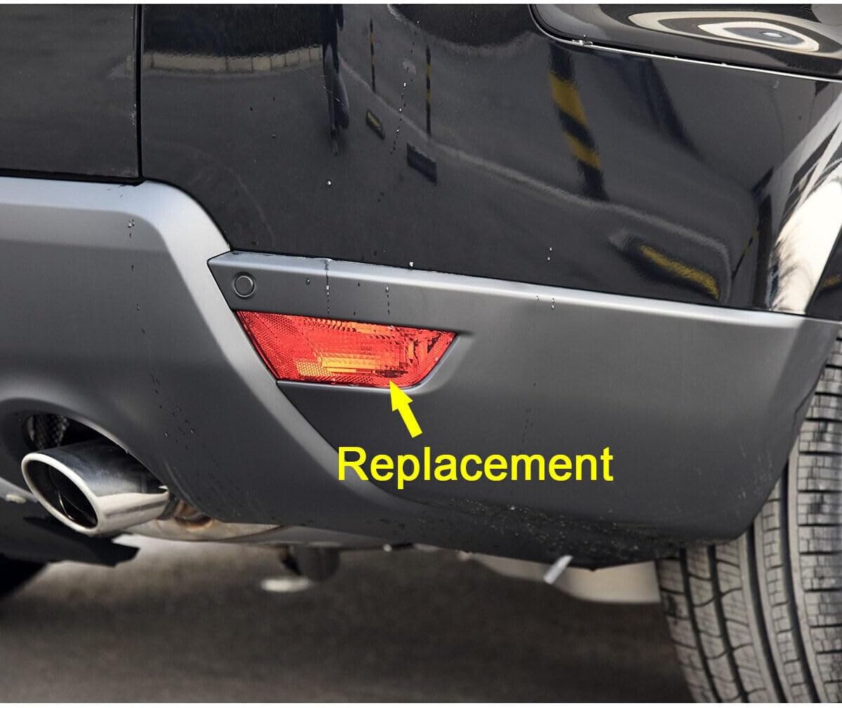 ya 4 8.14 Right grip right side rear bumper fog light ASSY for Range Rover Sport 2014-17