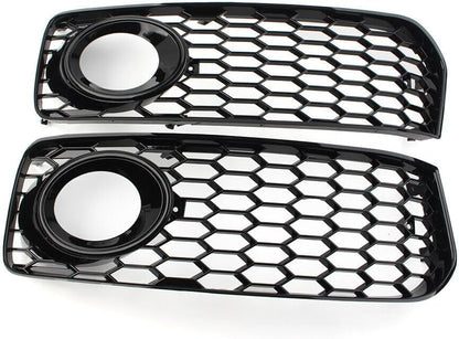 ya 2 8.15 Honeycomb front bumper fog light grille cover for Audi A5 S5 B8 RS5 08-12