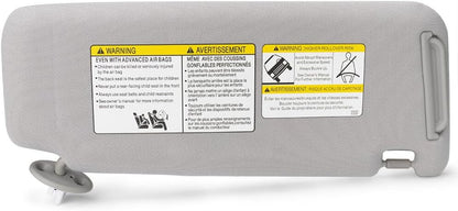 ya 11 9.14 baidifor Toyota 2010-2022 for 4Runner Left Gray Sun Visor 74320-35A91-B1