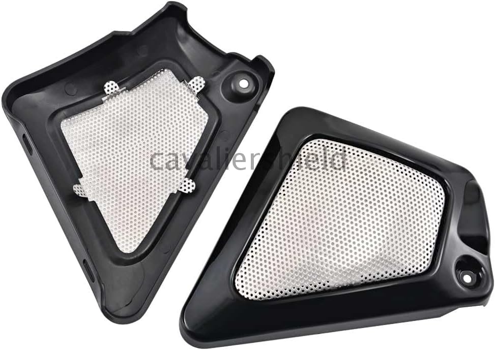 ya 23 10.7 baidi Pair Motorcycle Black Airbox F for Ram e Neck Side Intake Cover for Harley V-Rod VRSCX