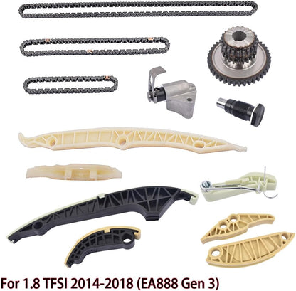 ya 9 10.24 Timing chain kit for VW for JETTA for Golf for Passat for Audi A3 for A4 A5 A6 1.8L Gen3 06K109158H