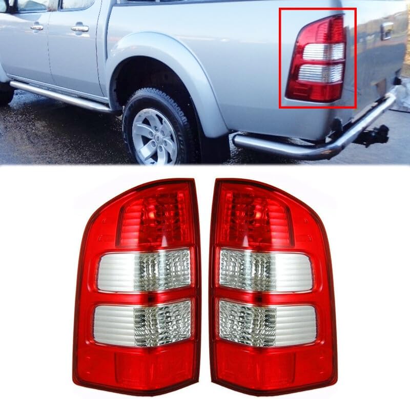 ya 10 9.16 zhengce 1Pair for Ford Ranger Thunder Pickup Truck 2006-2011 Rear Tail Light Harnes