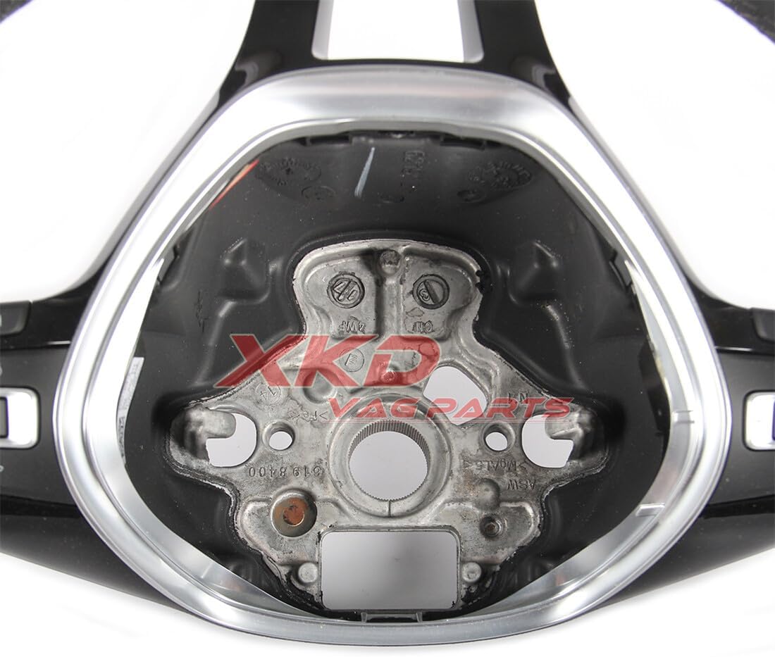 ya 23 10.7 baidi Black Leather Multifunction Steering Wheel for VW for Jetta MK6 for Golf MK7