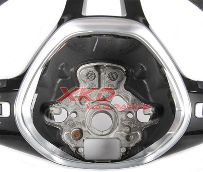 ya 23 10.7 baidi Black Leather Multifunction Steering Wheel for VW for Jetta MK6 for Golf MK7