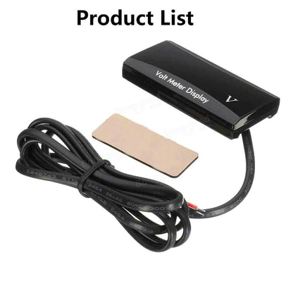 ya 16 10.20 baidi Waterproof for Mini Size Car Detection Meter Digital LED Display Voltmeter Part