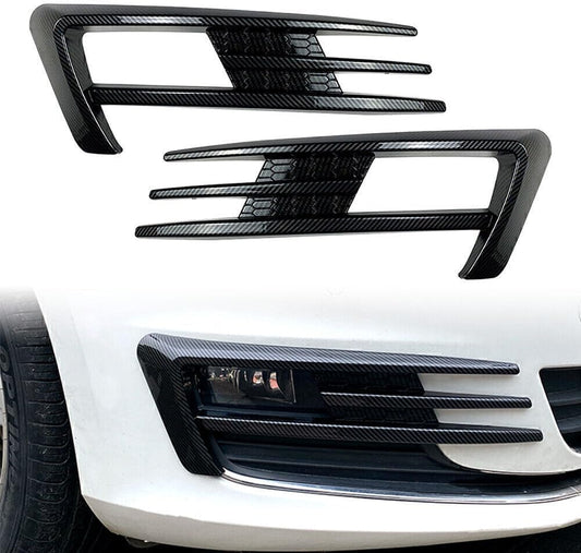 ya 4 8.8 Suitable for 2013-2016 for VW Golf 7 MK7 Fog Lamp Cover Anti-collision Grille Decoration Carbon Fiber 