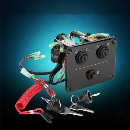 ya 2 8.15 Dual Keys Outboard Key Switch Panel for Yamaha Outboard Assembly6K1-82570-13-00